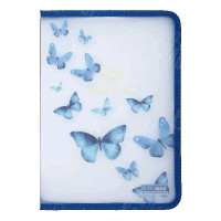 ПАПКА-КОНВЕРТ НА МОЛНИИ А4 BUROMAX ARABESKI МАТОВАЯ ПОЛУПРОЗРАЧНАЯ СИНИЙ-ЭЛЕКТРИК