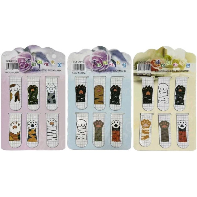 ЗАКЛАДКА-МАГНИТ /2019-9/ "ЛАПКА" (В УП.6ШТ) 