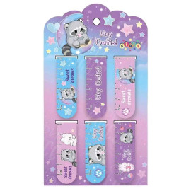 ЗАКЛАДКИ-МАГНИТНЫЕ "KIDIS"/13217/ RACCOON 6ШТ НА ПЛАНШЕТЕ
