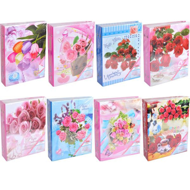 ФОТОАЛЬБОМ А5 4–214 200 ФОТОГРАФИЙ 10×15  СМ