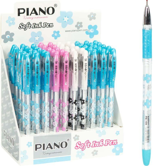 РУЧКА МАСЛЯНАЯ LOVES PIANO PB-199 СИНЯЯ