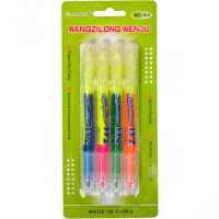 МАРКЕРЫ ТЕКСТОВЫДЕЛИТЕЛИ ДВУСТОРОННИЕ №818  НАБОР 4ШТ