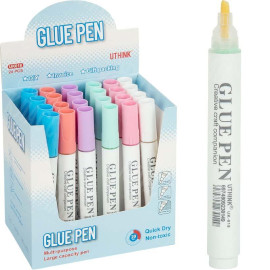 КЛЕЙ-РУЧКА GLUE PEN ЦВЕТНАЯ UK018
