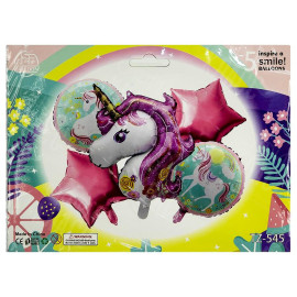 НАБОР ВОЗДУШНЫХ ШАРОВ 5ШТ ДЛЯ СОЗДАНИЯ ФОТОЗОНЫ 1404-39/TZ-545