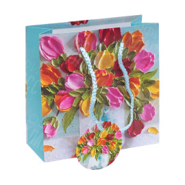 ПАКЕТ ПОДАРОЧНЫЙ 16Х16Х7 СМ GB-24108