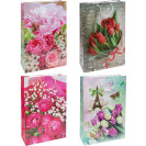 ПАКЕТ ЦВЕТНОЙ ГИГАНТ "БУКЕТ" ВЕРТИКАЛЬНЫЙ 45Х30Х12СМ 6039