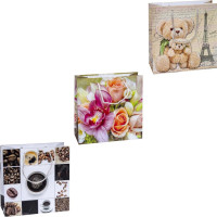 ПАКЕТ ЦВЕТНОЙ КВАДРАТ "МИКС" 24Х24Х10 СМ 4026