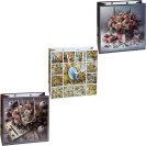 ПАКЕТ ЦВЕТНОЙ КВАДРАТ "МИКС" 24Х24Х10 СМ 4039