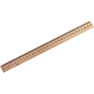 ЛИНЕЙКА 30СМ ДЕРЕВЯННАЯ