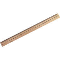 ЛИНЕЙКА 30СМ ДЕРЕВЯННАЯ