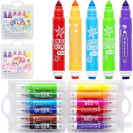 ФЛОМАСТЕР ДЕТСКИЙ 12 ЦВЕТОВ JUMBO 209-12 СО ШТАМПИКОМ