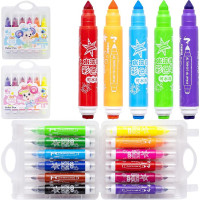 ФЛОМАСТЕР ДЕТСКИЙ 12 ЦВЕТОВ JUMBO 209-12 СО ШТАМПИКОМ