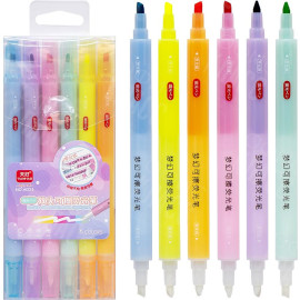 ФЛОМАСТЕРЫ 6 ЦВЕТОВ "ПИШЕТ-СТИРАЕТ" HD24-6