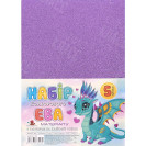 ФОАМИРАН СВЕТЛО-ФИОЛЕТОВЫЙ ГЛИТТЕР КЛЕЙКАЯ ОСНОВА  GL-EVA-1-ADH-019 А4, 21Х29,7СМ, 1.6 ММ, ФЦ012/18