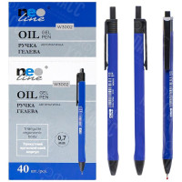 РУЧКА ГЕЛЕВАЯ АВТОМАТ NEO LINE 40 ШТУК, СИНЯЯ W3002