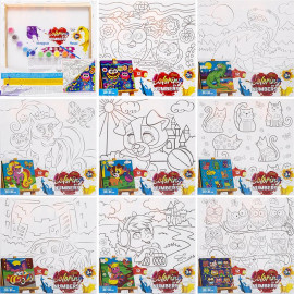 КРЕАТИВНОЕ ТВОРЧЕСТВО "РАСКРАСКА ПО НОМЕРАМ "COLORING BY NUMBERS" 31СМ*31СМ ДТ-ОО-09417