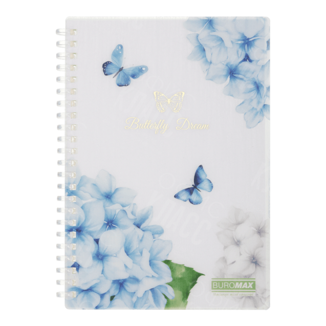 ТЕТРАДЬ ДЛЯ ЗАПИСЕЙ BUROMAX ARABESKI BUTTERFLY DREAM A5 80 ЛИСТОВ В КЛЕТОЧКУ (BM.2587-00)