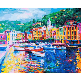 КАРТИНА ПО НОМЕРАМ "МОРСКОЙ ПЕЙЗАЖ" RAINBOW ART (GX44156)
