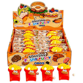 ИГРУШКА-АНТИСТРЕСС СКВИШ 7*5,5*2СМ "КАРТОШКА ФРИ" 2636-3