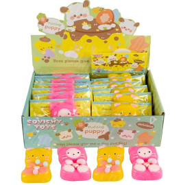 ИГРУШКА-АНТИСТРЕСС СКВИШ 9*6,5*1,5СМ "ЗВЕРУШКИ" 2636-5