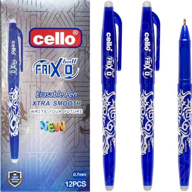 РУЧКА FRIXO CELLO "ПИШЕТ-СТИРАЕТ" CL200-12 СИНЯЯ