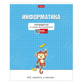 ТЕТРАДЬ ПРЕДМЕТНАЯ 48Л.HATBER ТЕТРАДОЧКА ИНФОРМАТИКА КЛЕТКА