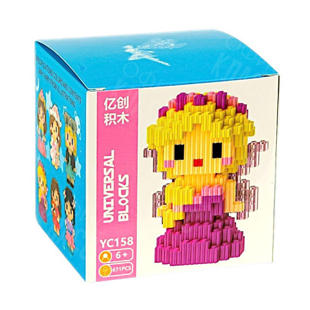 КОНСТРУКТОР ДЕТСКИЙ 3D ФИГУРКА ПИКСЕЛЬНЫЙ YC158