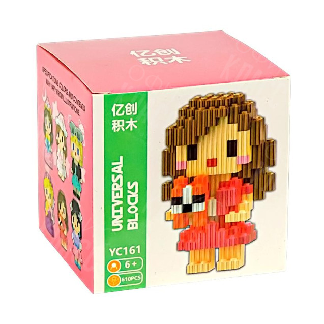 КОНСТРУКТОР ДЕТСКИЙ 3D ФИГУРКА ПИКСЕЛЬНЫЙ YC161