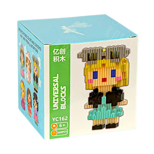 КОНСТРУКТОР ДЕТСКИЙ 3D ФИГУРКА ПИКСЕЛЬНЫЙ YC162