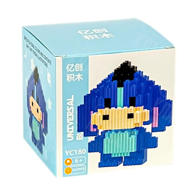 КОНСТРУКТОР ДЕТСКИЙ 3D ФИГУРКА ПИКСЕЛЬНЫЙ YC180