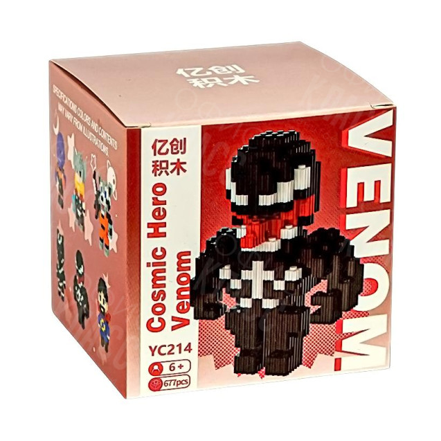 КОНСТРУКТОР ДЕТСКИЙ 3D ФИГУРКА ПИКСЕЛЬНЫЙ YC214