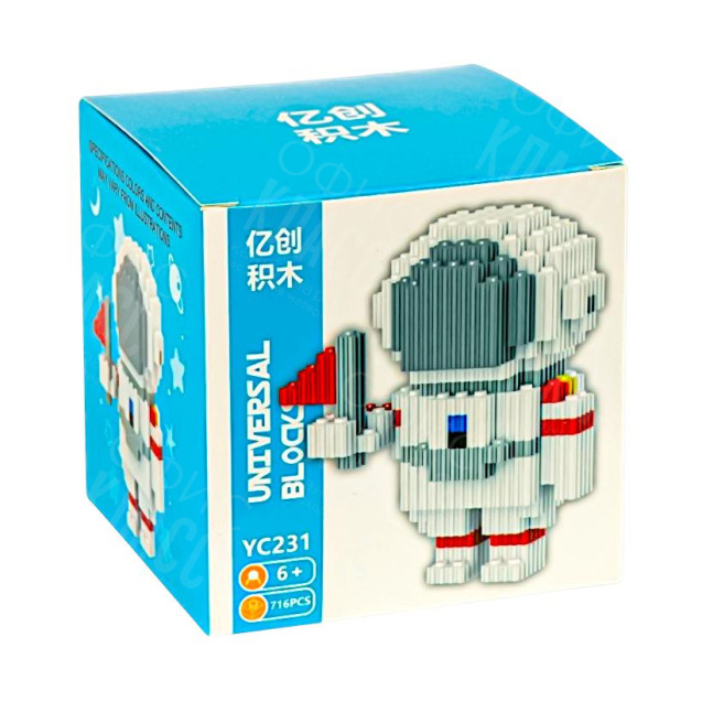 КОНСТРУКТОР ДЕТСКИЙ 3D ФИГУРКА ПИКСЕЛЬНЫЙ YC231