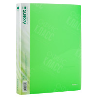 ПАПКА НА 4-Х КОЛЬЦАХ AXENT 1208-26-A, А4, 35 ММ, ЗЕЛЕНАЯ