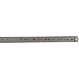 ЛИНЕЙКА BUROMAX 5810-30 30СМ  СТАЛЬНАЯ 