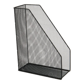 ЛОТОК ВЕРТИКАЛЬНЫЙ МЕТАЛЛИЧЕСКИЙ AXENT 2120-01-A, 100X250X320 ММ, ЧЁРНЫЙ